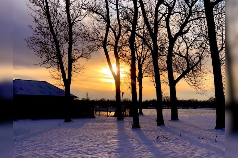 Beautiful winter day in Northern Michigan