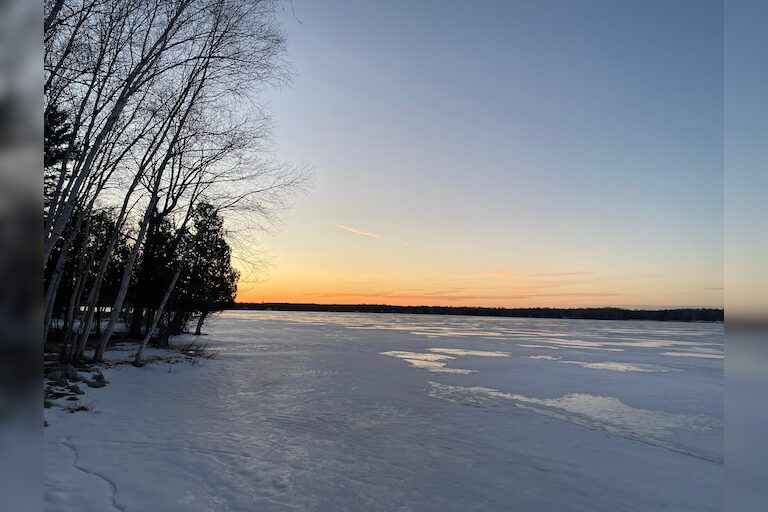 Sunset over Trout Lake